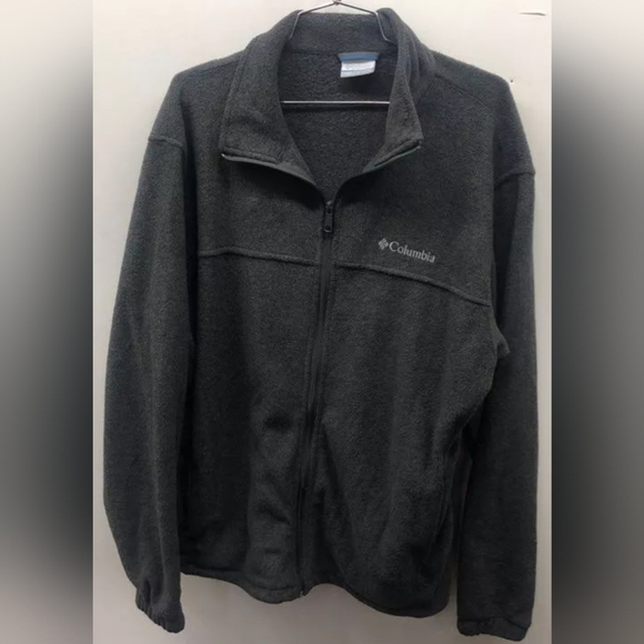 Columbia Full-Zip Fleece Jacket Men's Size L Pre-owned Excellent - Picture 1 of 4